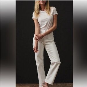 Buck Mason Cream Cotton Pants